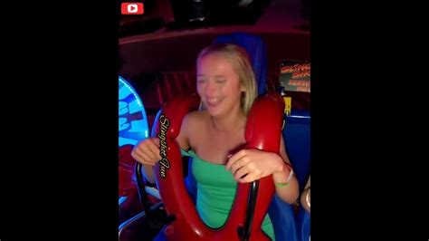Video was uploaded on Youtube 11. . Boob falls out on ride